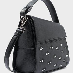 Min and Mon Mini Anastasio Crossbody Bag Black